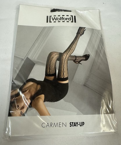 Wolford black carmen stay - black, up