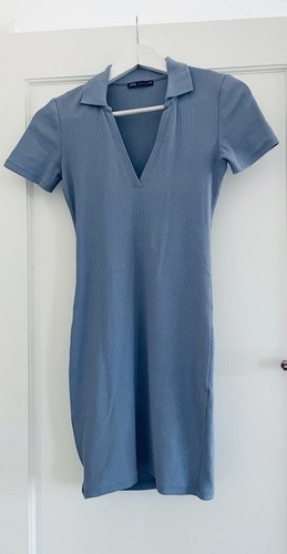 Zara lilac ribbed collared - ribbed,