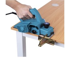 Electric Wood Planer Corded Handheld 800W Lightweight Depth Adjustment