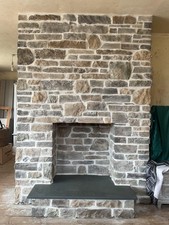 Mixed Grey Stone Cladding, Wall Cladding, Fireplace, Feature Wall, SAMPLE