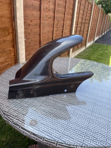 Motorcycle rear hugger - hugger, carbon