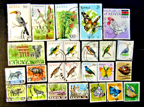 Kenya stamps 1960s - 25,