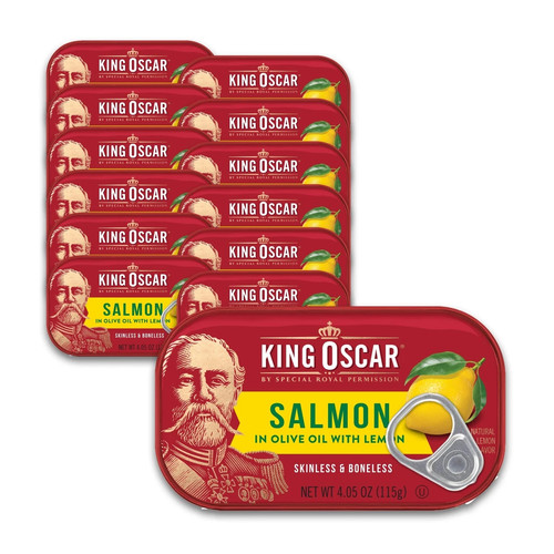 King oscar premium salmon - king,