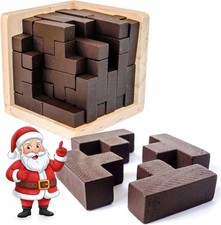 3D Wooden Brain Teaser Puzzle