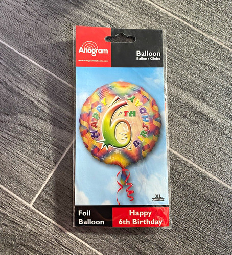 Anagram round foil balloon - anagram,