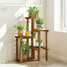 Tall Indoor Corner Plant Stand Flower Pot Shelf Rack Bonsai Window Display