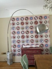 Genuine Flos Arco Floor Lamp. Chrome and Marble Base