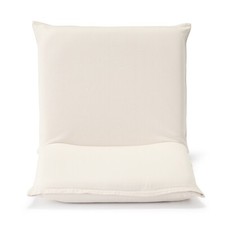 MUJI 無印良品 Large Floor Chair 100% Washed Cotton Cover Natural Color 12911043