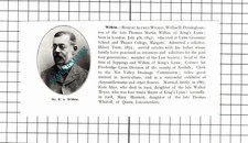 Mr Robert Alfred Wilkin Wellswill Dersingham Norfolk - 1911 Clipping