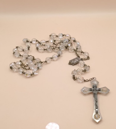Vintage roma rosary silver - vintage,