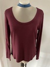 La Redoute Burgundy Rib Long