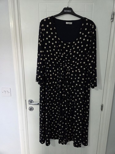 Polka dot midi dress - polka,