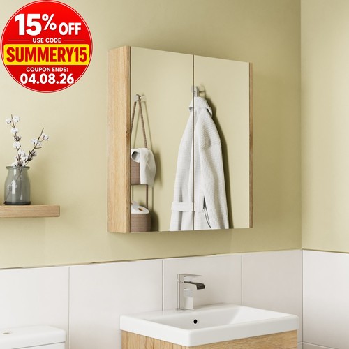 650 600mm oak bathroom - 650,