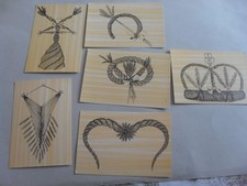 POSTCARD - CORN DOLLY - CORN DOLLIES - JOB LOT 6 CARDS - ART