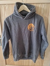 Abersoch Boatyard Kids Grey Hoodie Age 10 - 11