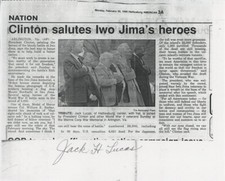 Jack Lucas- Signed Article