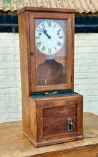 Vintage Gensign Clocking In Machine Clock Antique Vintage Time Watch Recorder 