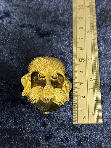 Poodle dog brooch - dog,
