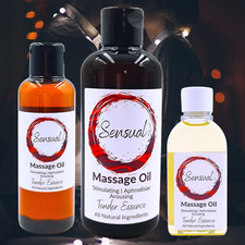 Sensual Sex Massage Oil Blend. Erotic Aphrodisiac Romantic Lubricant Natural Oil