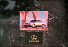 Lexus LS400 Brochure 1993