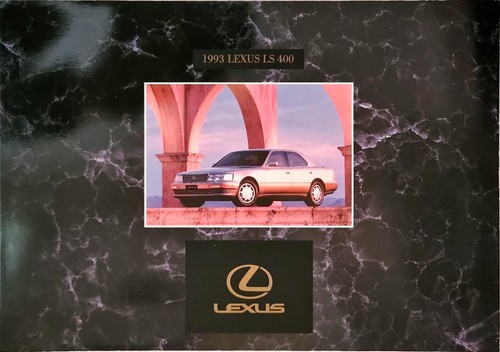 Lexus ls400 brochure 1993 - brochure,