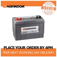 Hankook XL31 Leisure Battery Dual Purpose 12V 130Ah for Caravan, Boat, Motorhome