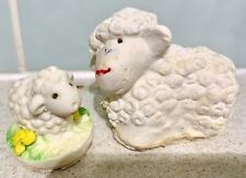 EASTER Lamb Sugar Pipings - Edible Cake Decorations  used once POLISH