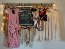 5x Mixed Brand Sizes Clothing Bundle Zara River Island H&M Reseller Carboots