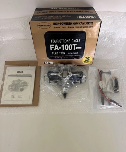 Saito engine 100t flat twin - saito,