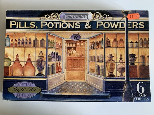 Matchbox pills potions and - matchbox, pills,