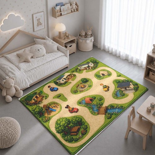 Caravan park kids playmat - kids,