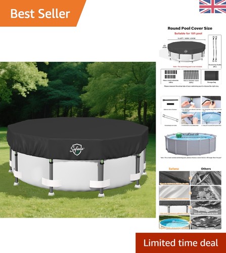 15ft round pool cover - round,