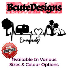 LOVE CAMPING VINYL DECAL
