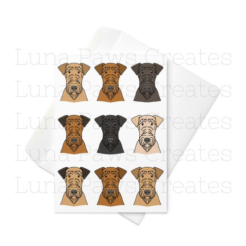 Lakeland terrier card - lakeland,