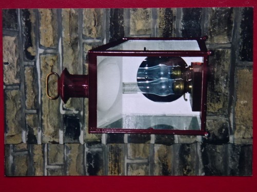 Photo old platform lamp - ,