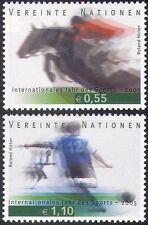 UN (V) 2005 Sports/Games/Horses/Show Jumping/Football/Soccer 2v set (n35074)