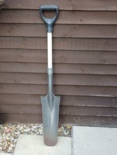 Drain Spade Shovel - Drainage Post Hole - Trench - Fibreglass  Handle 
