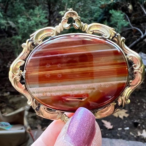 Antique scottish banded - scottish, agate