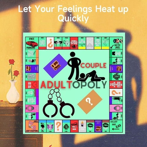 Adult opoly couple game card - couple,