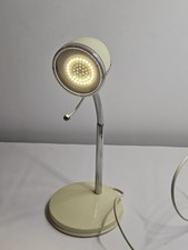 Lloytron L860 Cream & Chrome Adjustable Desk Lamp – Very Good Condition