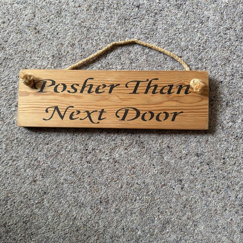 Wooden wall hanging - wooden, posher