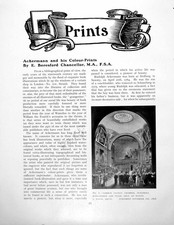 Original Old Vintage Print Ackermann His Colour Pantheon MasqueradePages 1928