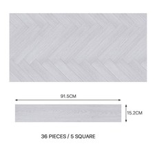 1/5m² Floor Planks Tiles Self