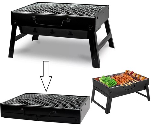 Folding bbq metal grill - bbq,