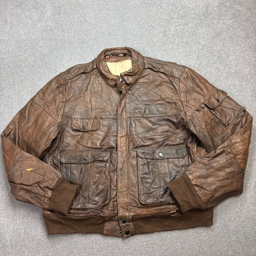 Leather flying jacket - flying, adult