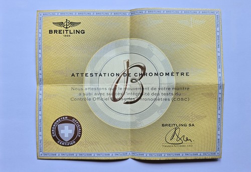 Genuine breitling chronometre - genuine,