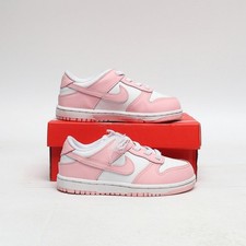 NIKE Dunk Low Infant Pink SIZE 9.5 Trainers
