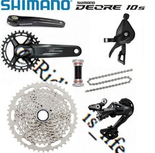 SHIMANO Deore 1X10 10 Speed MTB Groupset M5100 Cranks W/M4100 Kits 46T 32T/170MM