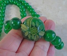 ART DECO GREEN BAKELITE