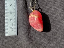 Rhodochrosite Drop Pendant